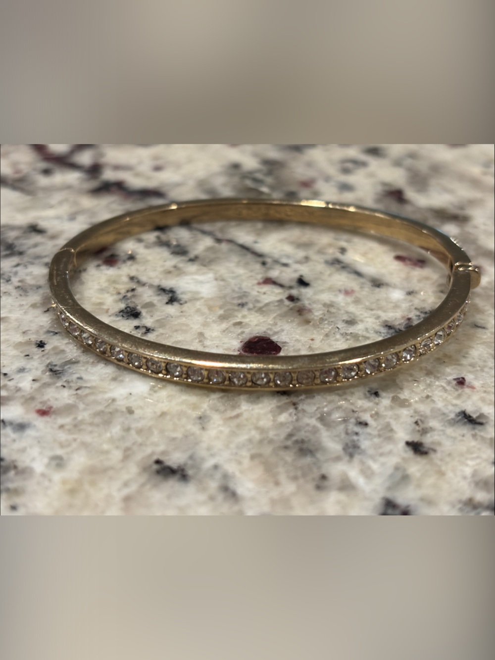 Gold Crystal GIVENCHY Bangle Bracelet
